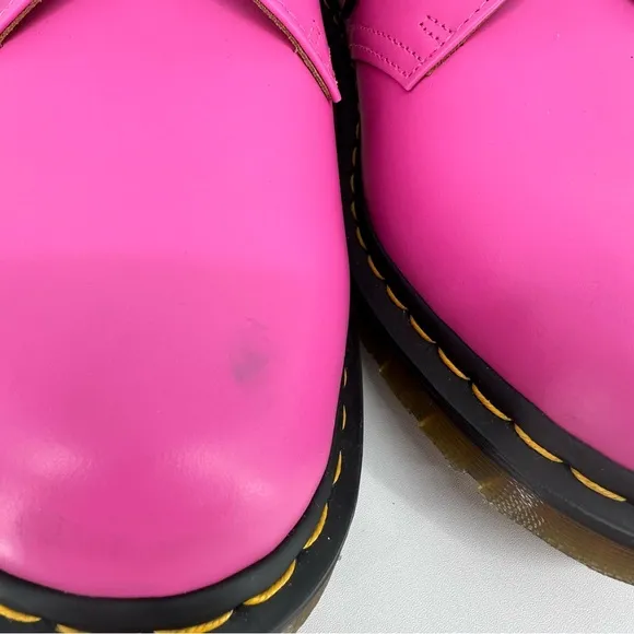 Dr. Martens 31009 Smooth Leather Oxford Thrift Hot Pink Unisex Men’s Size 11