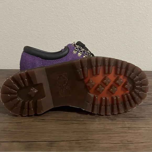 Dr. Martens 8053 BEN SUEDE SHOES RICH PURPLE DISTRESSED 5 EYE WOMENS SIZE 5 NEW