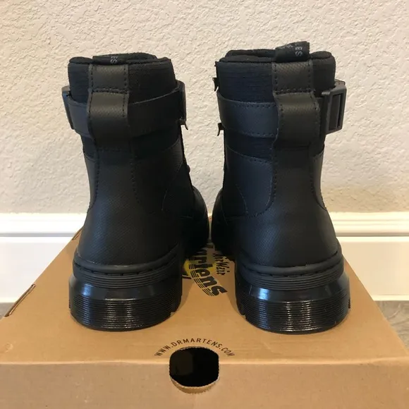 Dr Martens Combs Tech 8 Tie Utility Boots Black Shoes Men’s and Women’s Sizes