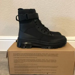 Dr Martens Combs Tech 8 Tie Utility Boots Black Shoes Men’s and Women’s Sizes