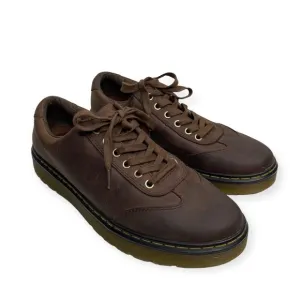 Dr Martens Dewayne Brown Nubuck Leather Lace Up Oxford Shoes Sz 11 Vintage