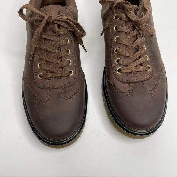 Dr Martens Dewayne Brown Nubuck Leather Lace Up Oxford Shoes Sz 11 Vintage