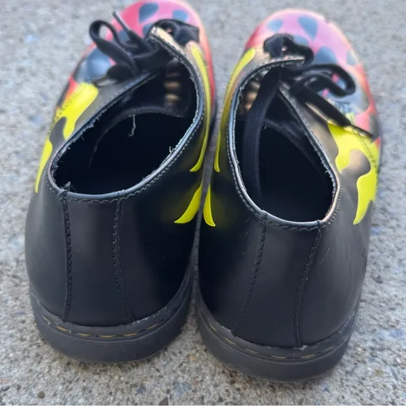 Dr. Martens Fire Flame Shoes Size 11 Men’s Lace Up