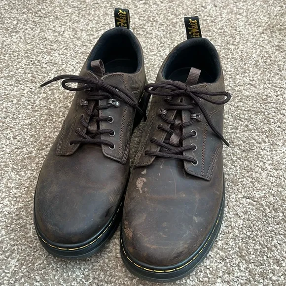 Dr. Martens Reeder Utility Shoes Dark Brown Crazy Horse Men’s size 13