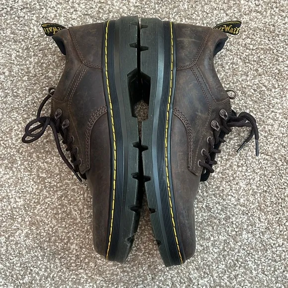 Dr. Martens Reeder Utility Shoes Dark Brown Crazy Horse Men’s size 13