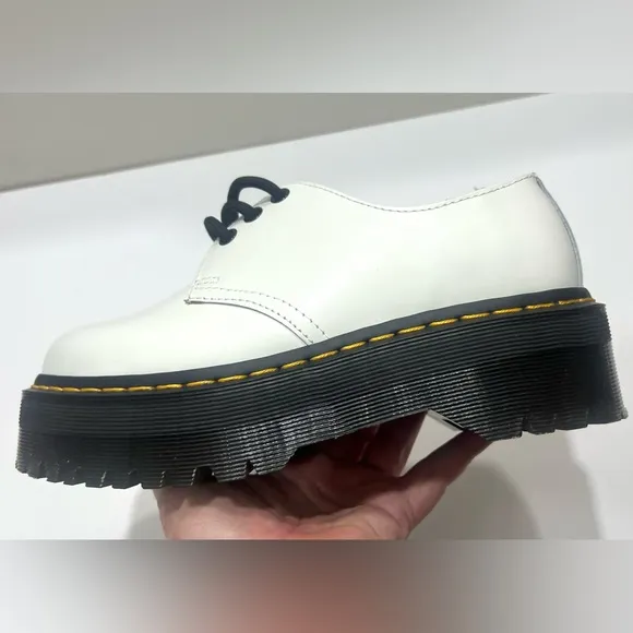 Dr. Martens Unisex Men’s SZ.9/Women SZ.10 1461  Quad Leather Platform  Shoes New