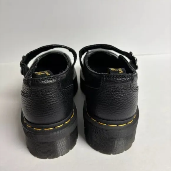 Dr. Martens Women’s Addina Flower Platform Leather Shoes, Size US 11M, UK 9