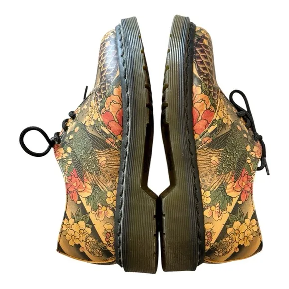 Dr. Martens X Evisu Wagara Tattoo Sleeve Koi Fish Oxfords Shoes Unisex
