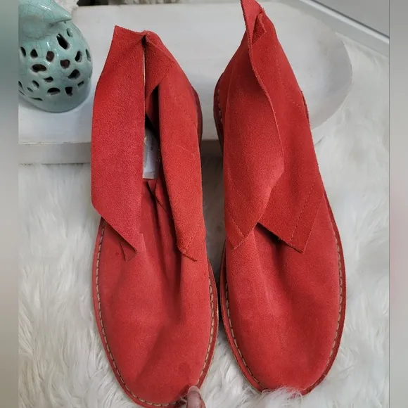 DUSICA•DUSICA ITALIAN SHOES HANDMADE LEATHER SUEDE IN BURNT ORANGE MENS …