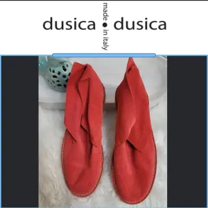 DUSICA•DUSICA ITALIAN SHOES HANDMADE LEATHER SUEDE IN BURNT ORANGE MENS …