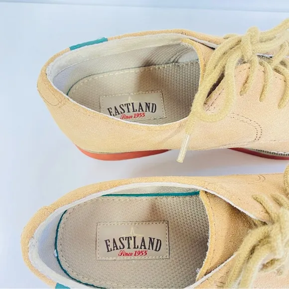 Eastland Oxfords Buck, Leather, Neutrals, Tan Women’s Shoes Size 6 Like New