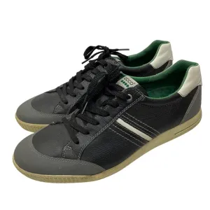 ECCO HYDROMAX Golf Gray Black Leather Lace Up Athletic Shoes Men’s 46 US 12/12.5