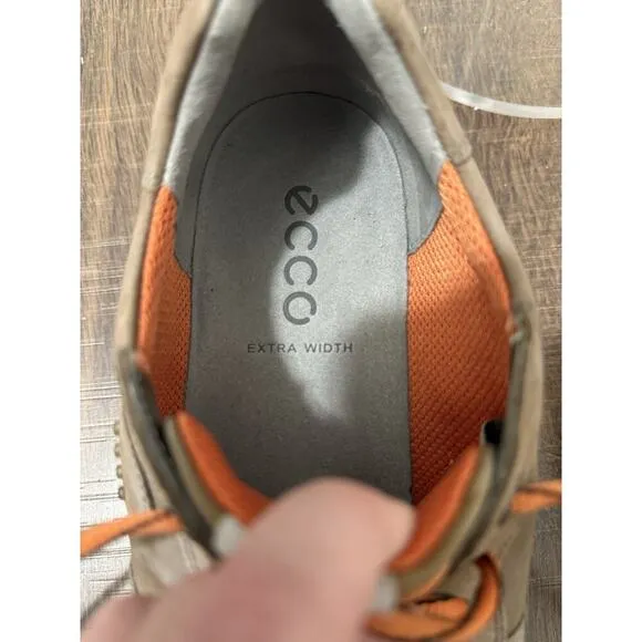 Ecco Speed Hybrid 5 Hydromax Spikeless Brown Golf Shoe Men EU 43 US 9.5 Ex Wide