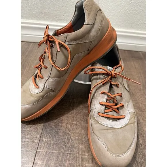 Ecco Speed Hybrid 5 Hydromax Spikeless Brown Golf Shoe Men EU 43 US 9.5 Ex Wide