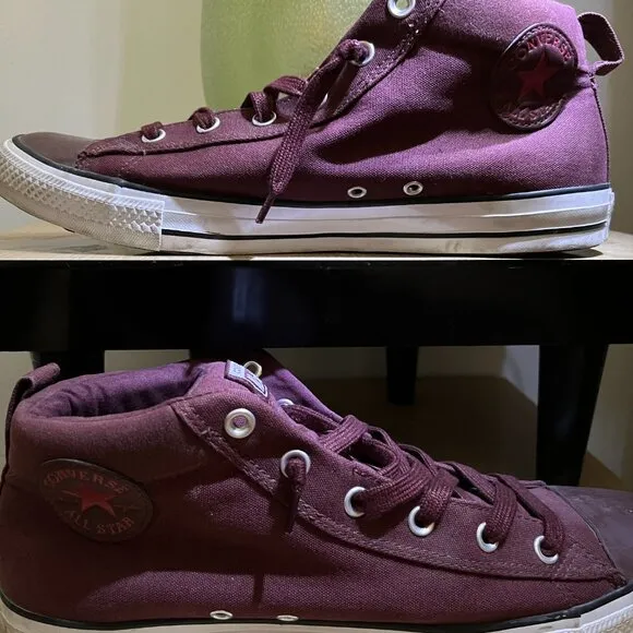 EUC CTAS Converse Unisex Street Red 146996F (12M / 14W)