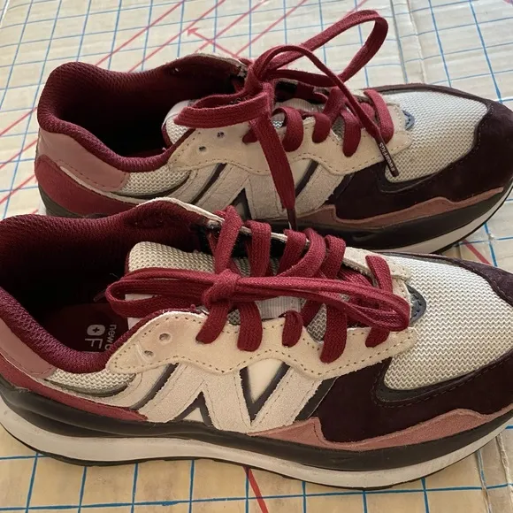 FIGS New Balance Women’s Shoes - Burgundy and White
