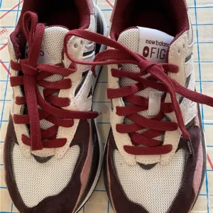 FIGS New Balance Women’s Shoes - Burgundy and White