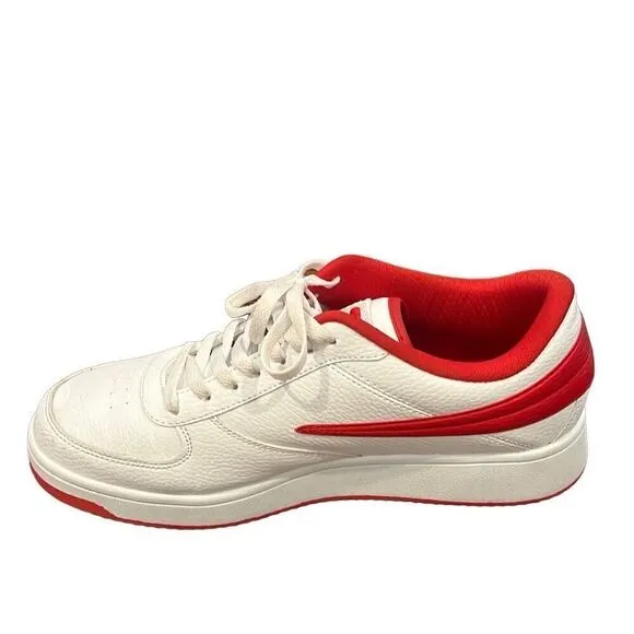 FILA Red &amp; White Sneaker Shoes Men’s Sz.10.5