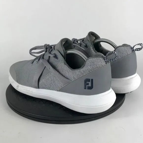 FootJoy Flex Spikeless Golf Shoes Gray/Blue/White 56106 Men’s Size 10.5