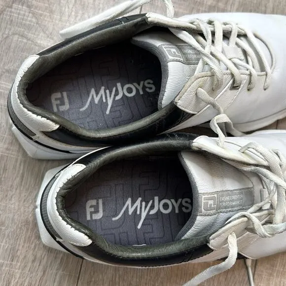 FOOTJOY MY JOYS PRO/SL Men’s Black White Athletic Golf Shoes
