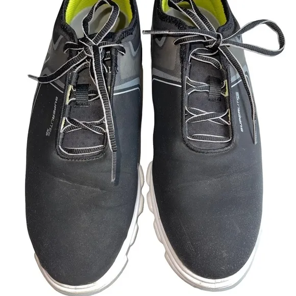 FootJoy Superlites XP Mens 9.5 Grey Lime Lightweight Spikeless Golf Shoes 58075