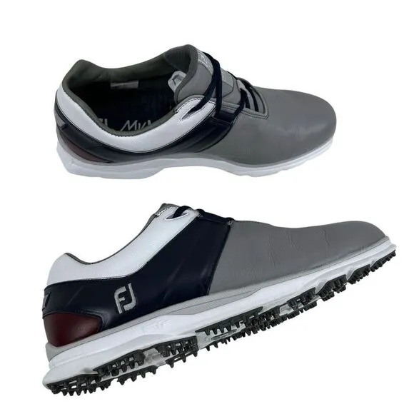 FootJoy Myjoys Pro/SL Golf Shoes Grey/Navy Men’s Size 10.5