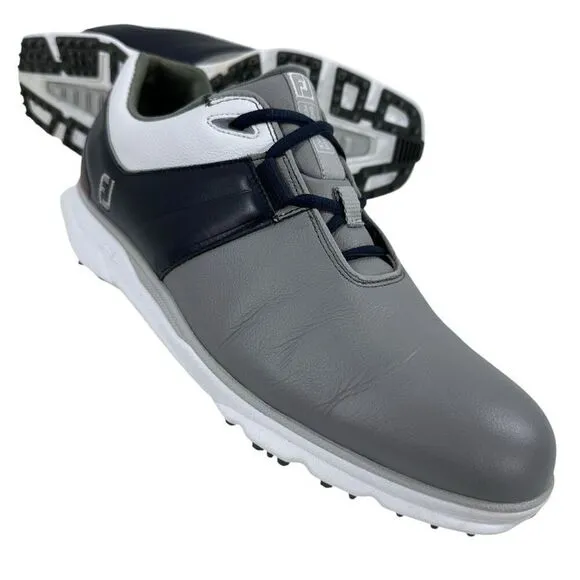 FootJoy Myjoys Pro/SL Golf Shoes Grey/Navy Men’s Size 10.5