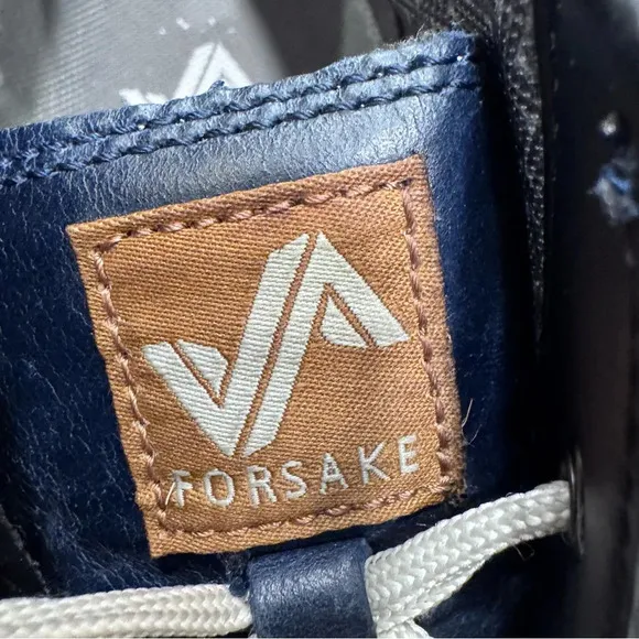 Forsake Phil Chukka Navy Blue Leather Men's Shoes / Sneakers Size 11.5