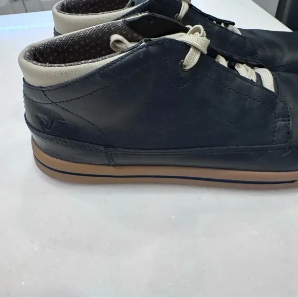 Forsake Phil Chukka Navy Blue Leather Men's Shoes / Sneakers Size 11.5
