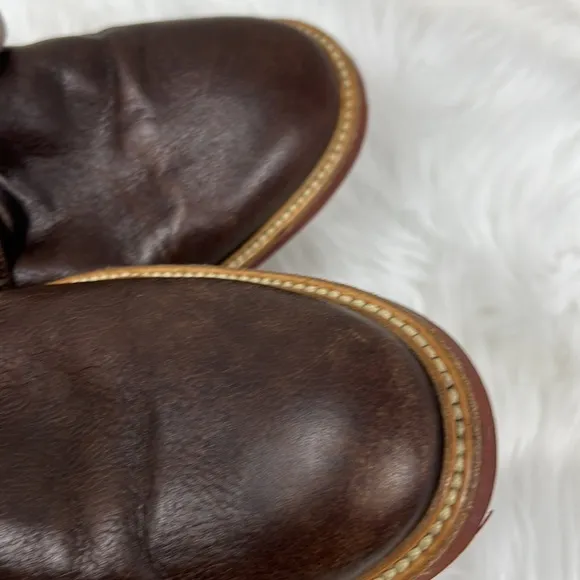Franceschetti Derby Brown Shoes Men’s EU (42) US (8.5) Made In Italy