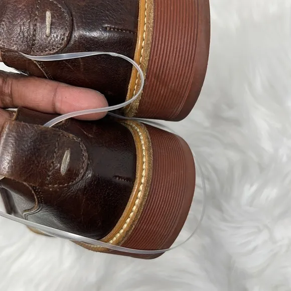 Franceschetti Derby Brown Shoes Men’s EU (42) US (8.5) Made In Italy