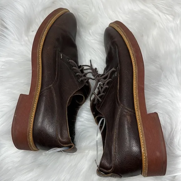 Franceschetti Derby Brown Shoes Men’s EU (42) US (8.5) Made In Italy