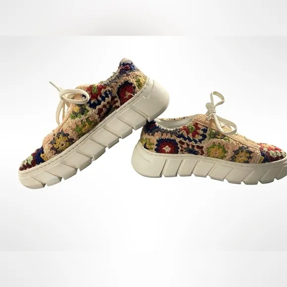 Free people women’s crochet shoes UK size 36 women’s size 5.5