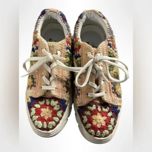 Free people women’s crochet shoes UK size 36 women’s size 5.5