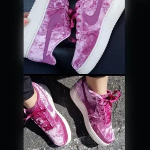 Gently used Nike Air Force 1 LV8 Velvet Tea Berry 7Y/8.5 Women’s  849345-601