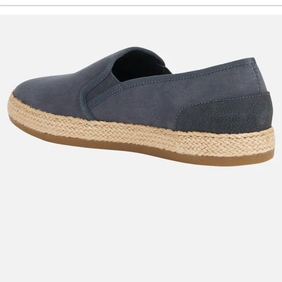 Geox‎ Pantelleria Man Navy canvas &amp; suede Espadrilles slip on shoe size 9 new