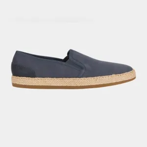 Geox‎ Pantelleria Man Navy canvas &amp; suede Espadrilles slip on shoe size 9 new