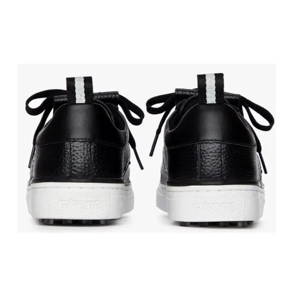 GFORE Black Onyx Leather Kiltie Disruptor Lace Up Golf Shoes GALF21EF14 Womens 5