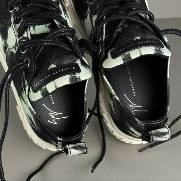 Giuseppe Zanotti Blabber SC Donna Ombre Nero Offwhite Low Top Sneakers