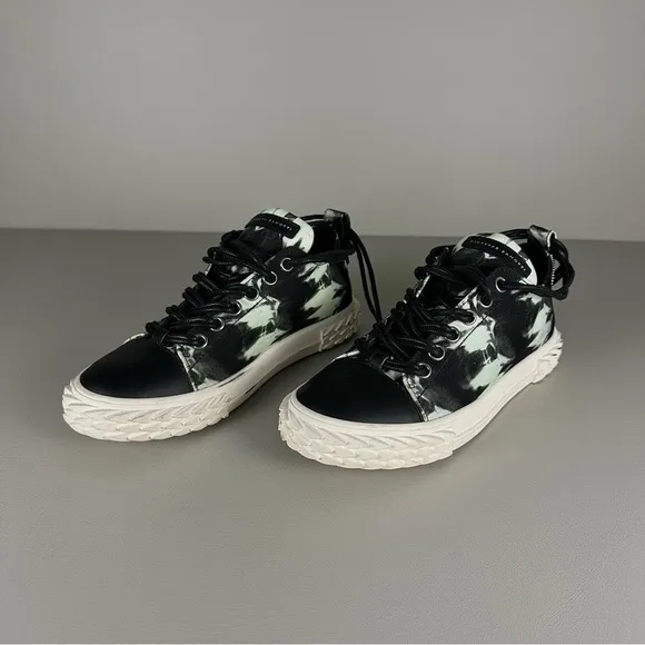 Giuseppe Zanotti Blabber SC Donna Ombre Nero Offwhite Low Top Sneakers