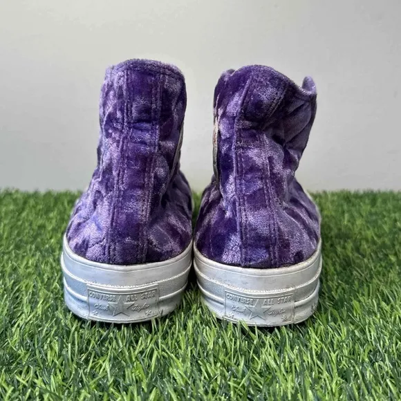 Golf Le Fleur x Converse Chuck 70 Hi High Quilted Velvet Tillandsia Purple