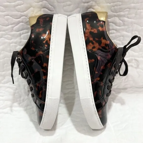 Greats Brooklyn Women’s 7.5 Royale Low Sneaker Lace Up Animal, Cheetah Print