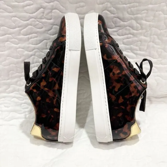 Greats Brooklyn Women’s 7.5 Royale Low Sneaker Lace Up Animal, Cheetah Print