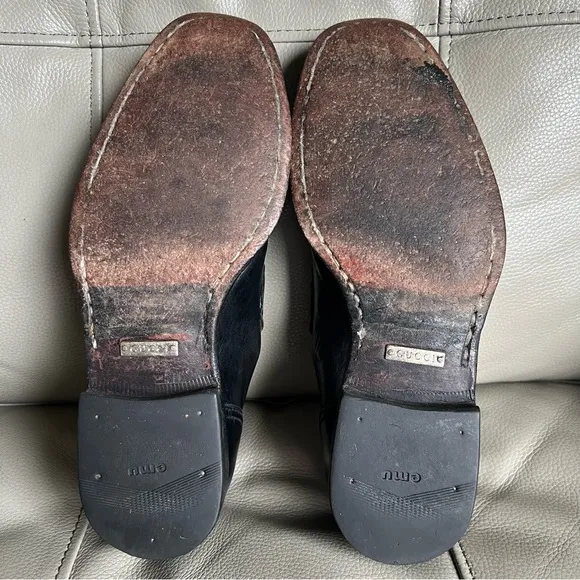 GUCCI Men’s Black Shoes Sz 6.5 Italy