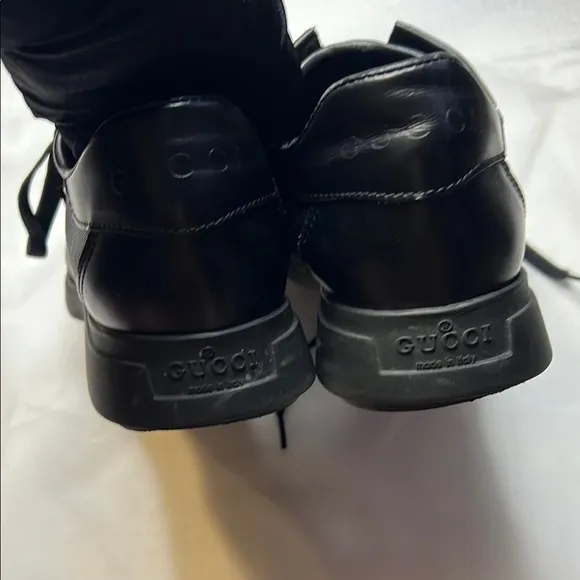 GUCCI Women’s Black Leather Sneakers