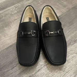 GUESS GMADLERS BLACK LOAFERS‎