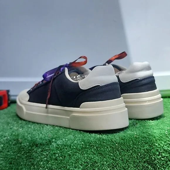 H&amp;M X GOOD NEWS ALLDAY SNEAKERS GALAXY SHOELACES WOMEN'S SIZE 9 LIKE NEW