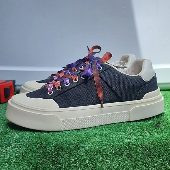H&amp;M X GOOD NEWS ALLDAY SNEAKERS GALAXY SHOELACES WOMEN'S SIZE 9 LIKE NEW
