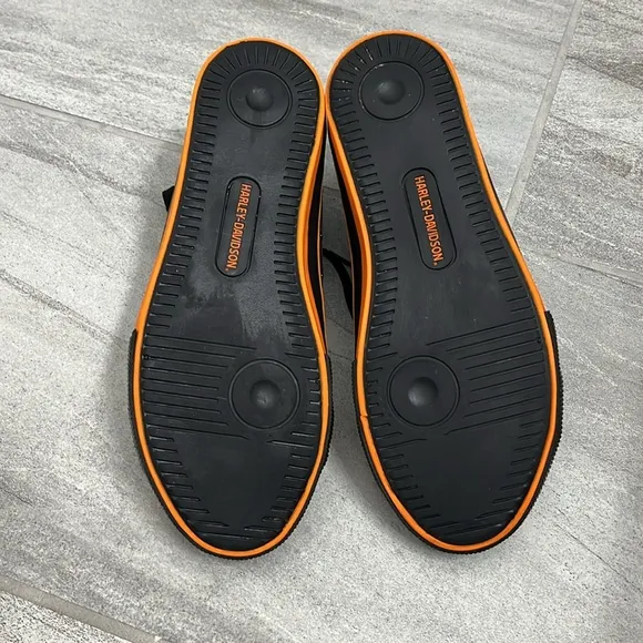 Harley Davidson high top tennis shoes