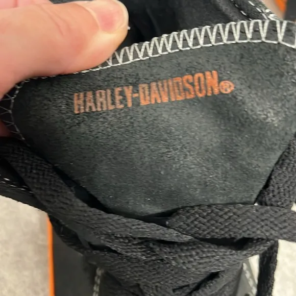 Harley Davidson high top tennis shoes